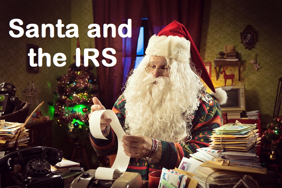 Parody about Santa Claus being audited by the IRS