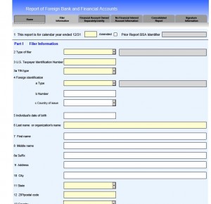 fbar form