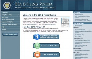 BSA E-filing system