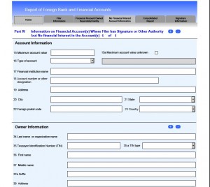 fbar signature only form